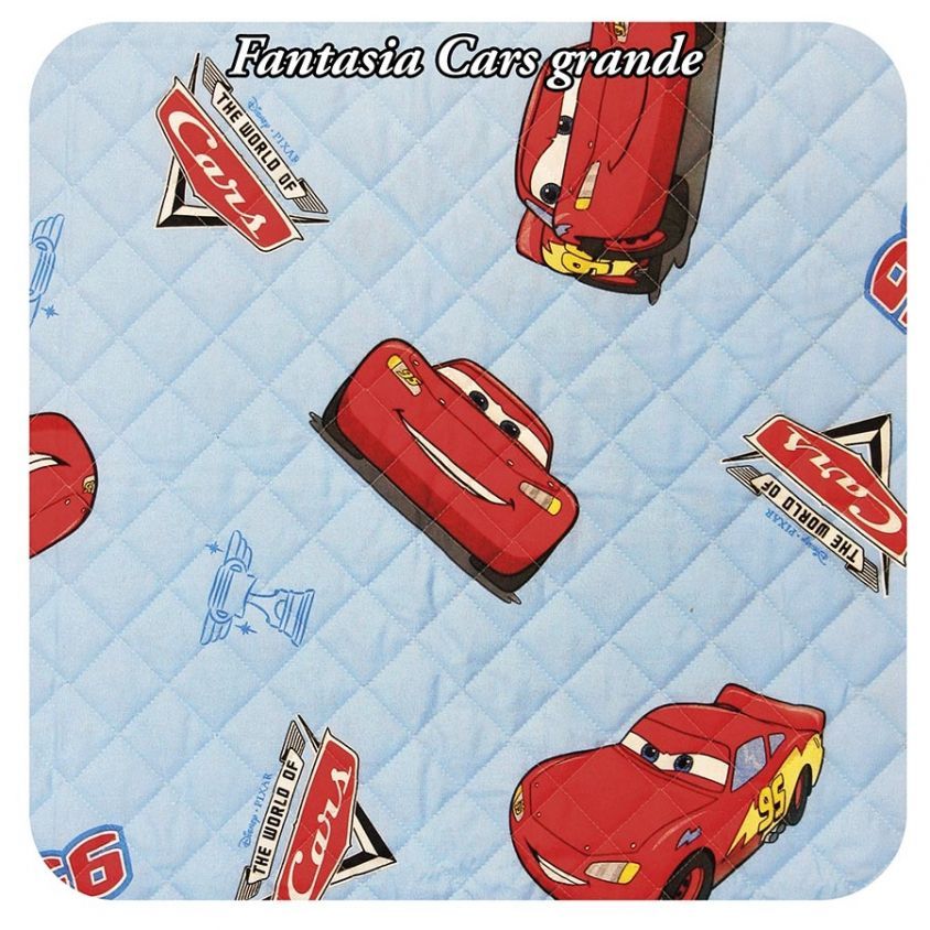 fantasia Cars azzurro trapuntato